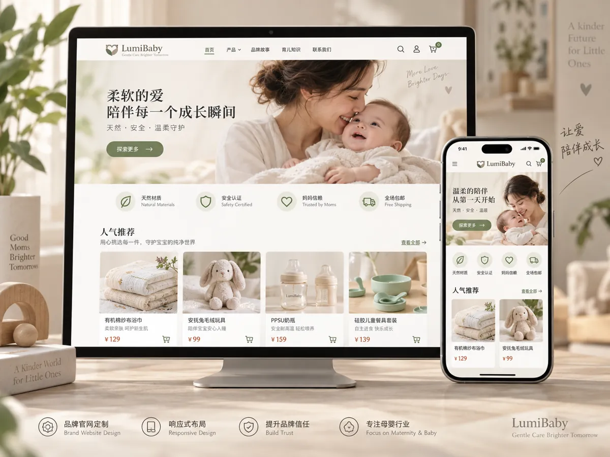 母婴品牌独立站